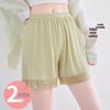 Women's Anti-Light Ice Silk Safety Shorts - Outdoor, Non-Curl, Summer Thin, Loose Fit