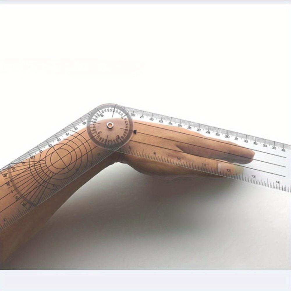 1pc/2pcs/3pcs Joint Angle Measuring Ruler Measuring Tool Ulna Multifunctional PVC Angle Ruler, Suitable for Artists, Designers, and Students