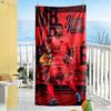 Mbappe Customize Text Beach Towel Soft Durable Quickdry Suitable For Swimming Gym Camping Yoga Vacation