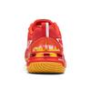 Li Ning Textiel, Synthetisch Leer Slipvast Slijtvast Lage top Badminton Schoenen Unisex Blauw Rood AYAU005-2