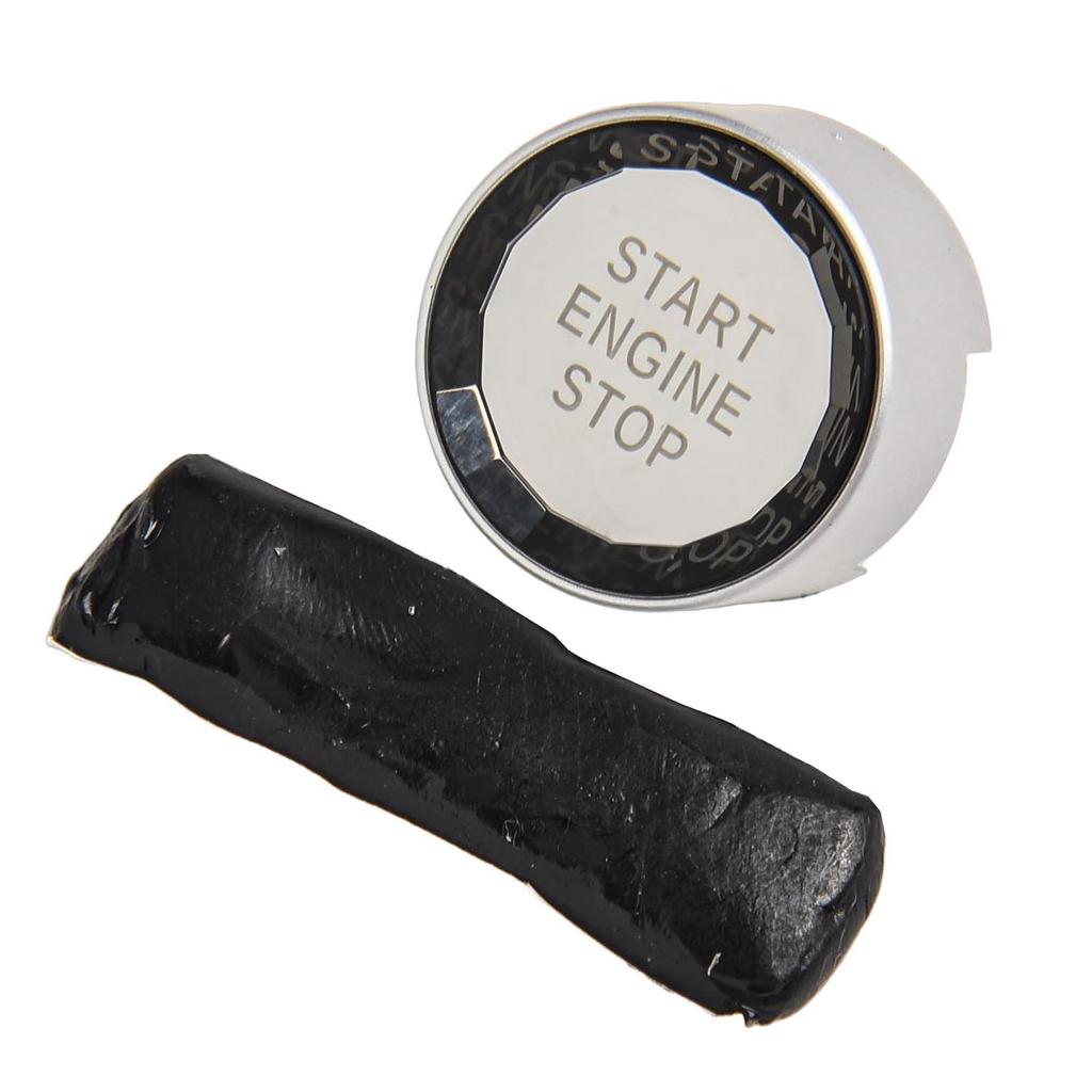 Auto Car Engine Start Trim ABS Stop Switch For BMW G F Series F30/F10/G20/F48/G30 Interior Accessories Silver Button Cover