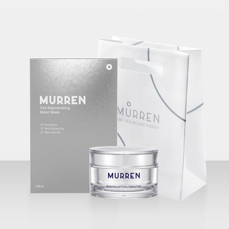 MURREN Cell Rejuvenating Sleeping Cream & Moist Mask 5-piece set