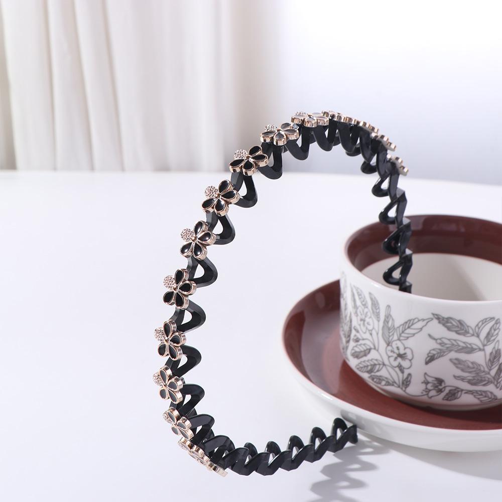 Strass Geflochtene Werkzeuge Haarband Perle Haar Gezahnter Stirnband Haarstyling-Accessoire