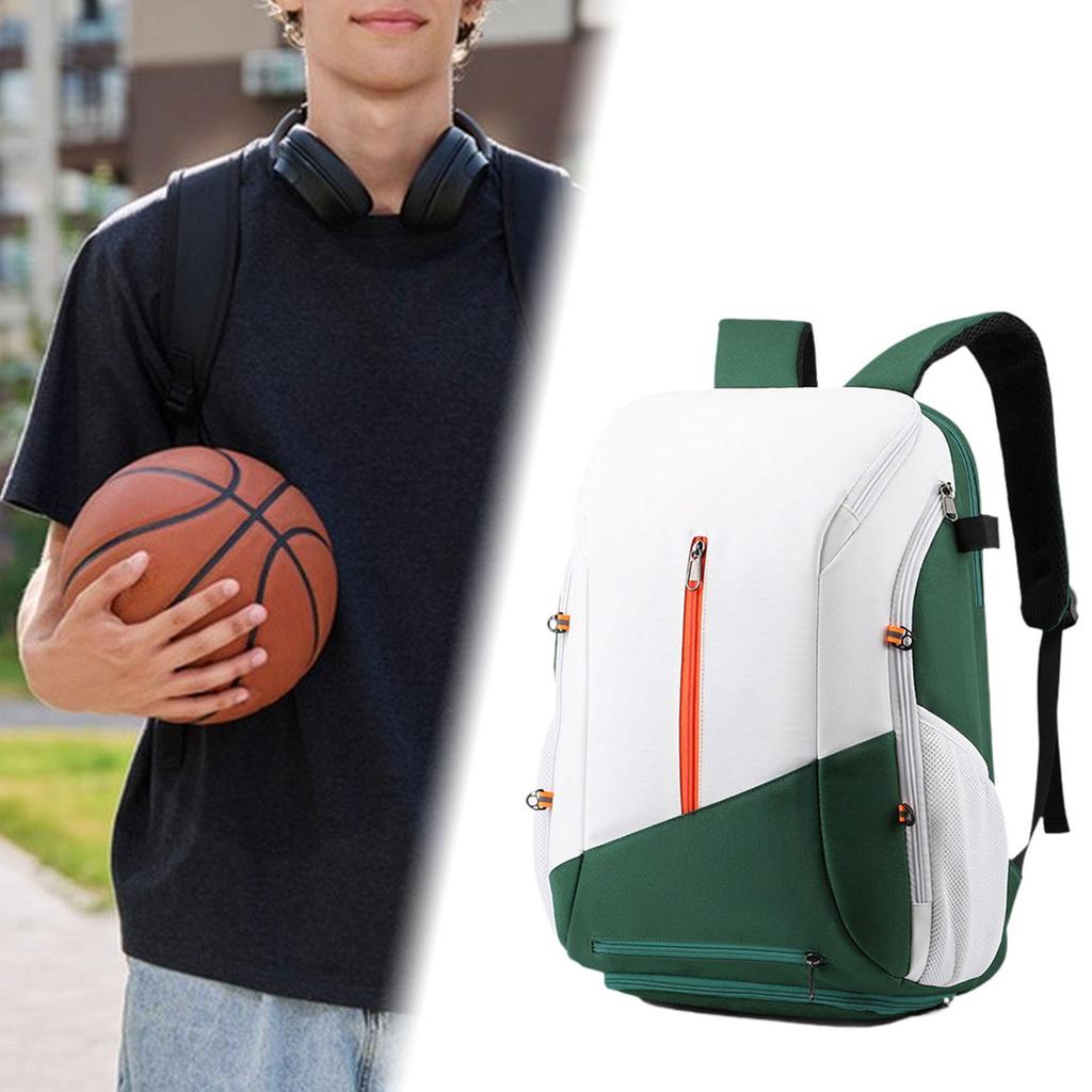 Basketball Backpack with Shoes Compartments Fitness Bag Sports Equipment Bag