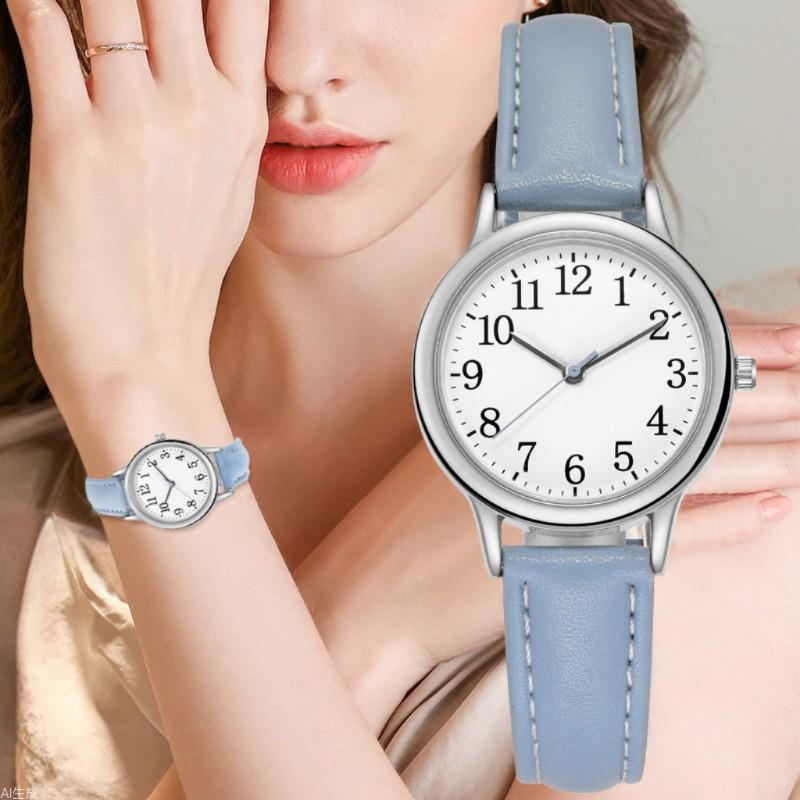New Simple Digital Fashion Women's Quartz Watch Compact Belt Women's Watch Women's Watch