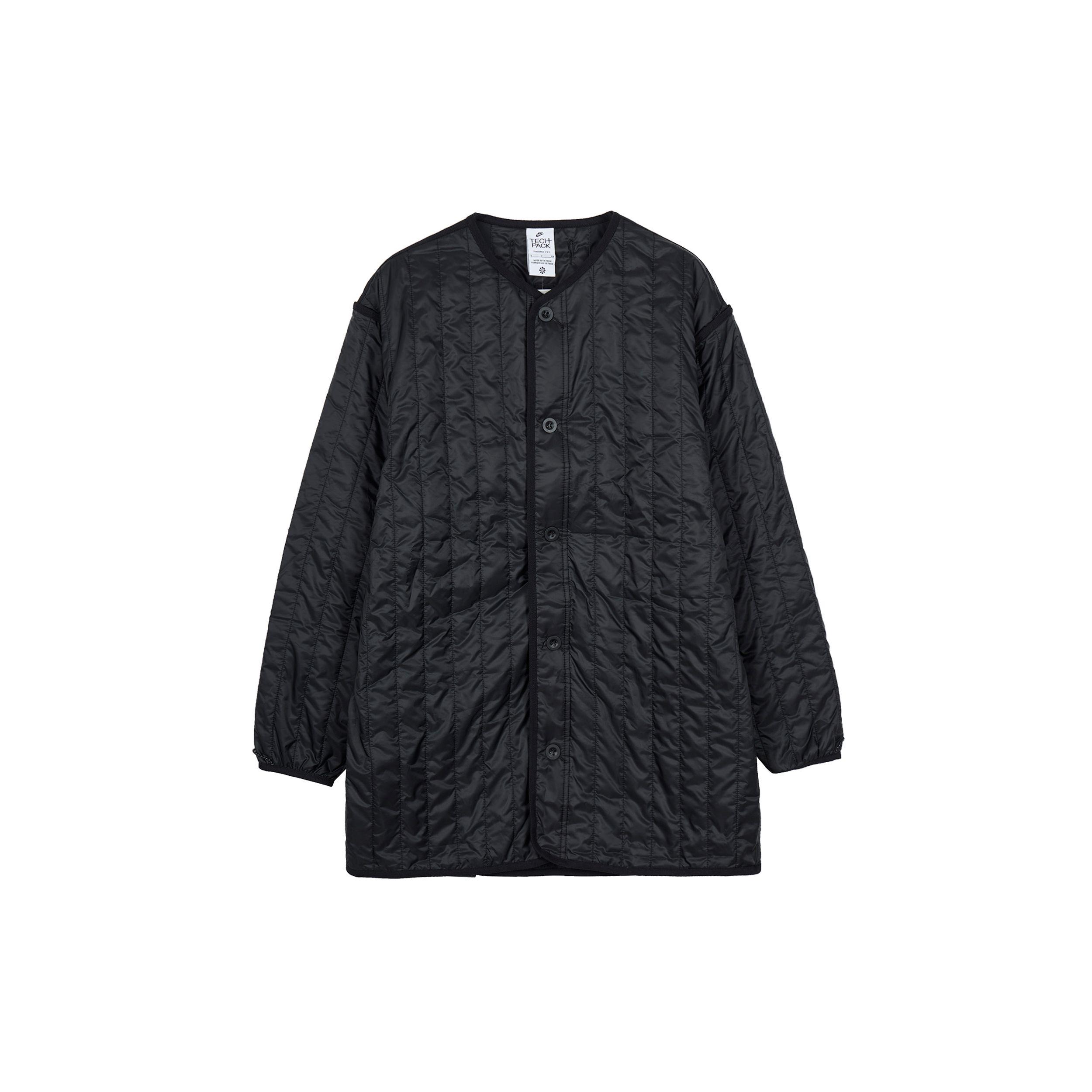 

Мужская однотонная куртка с вышивкой логотипа Nike и съемным длинным дизайном, черная DQ4283-010 XL