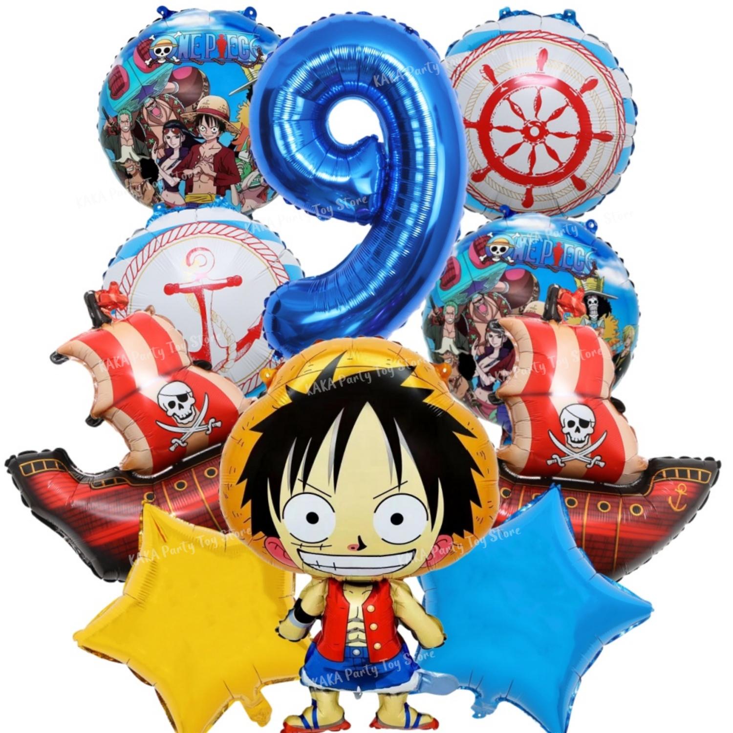 One Piece 32  Cijfer Folie Ballonnen Set voor Babyborrel Jongens Verjaardagsfeest Decoraties Kinder Speelgoed Cadeaus Lucht Ballonnen