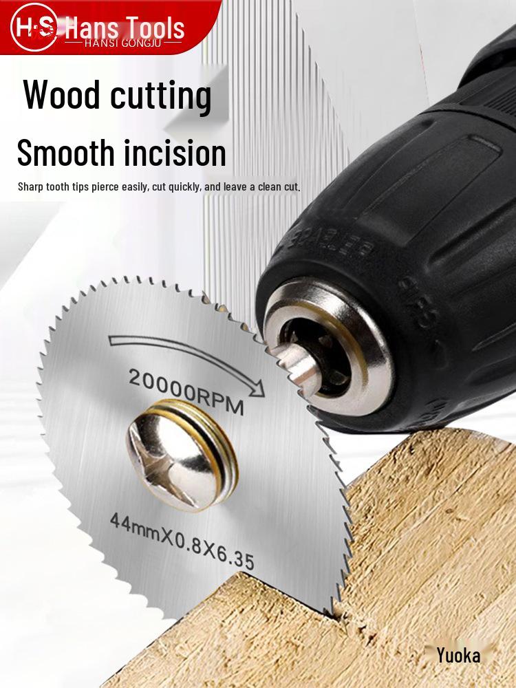 Hans High-Speed Steel Woodworking and Metal Cutting Saw Blade Set