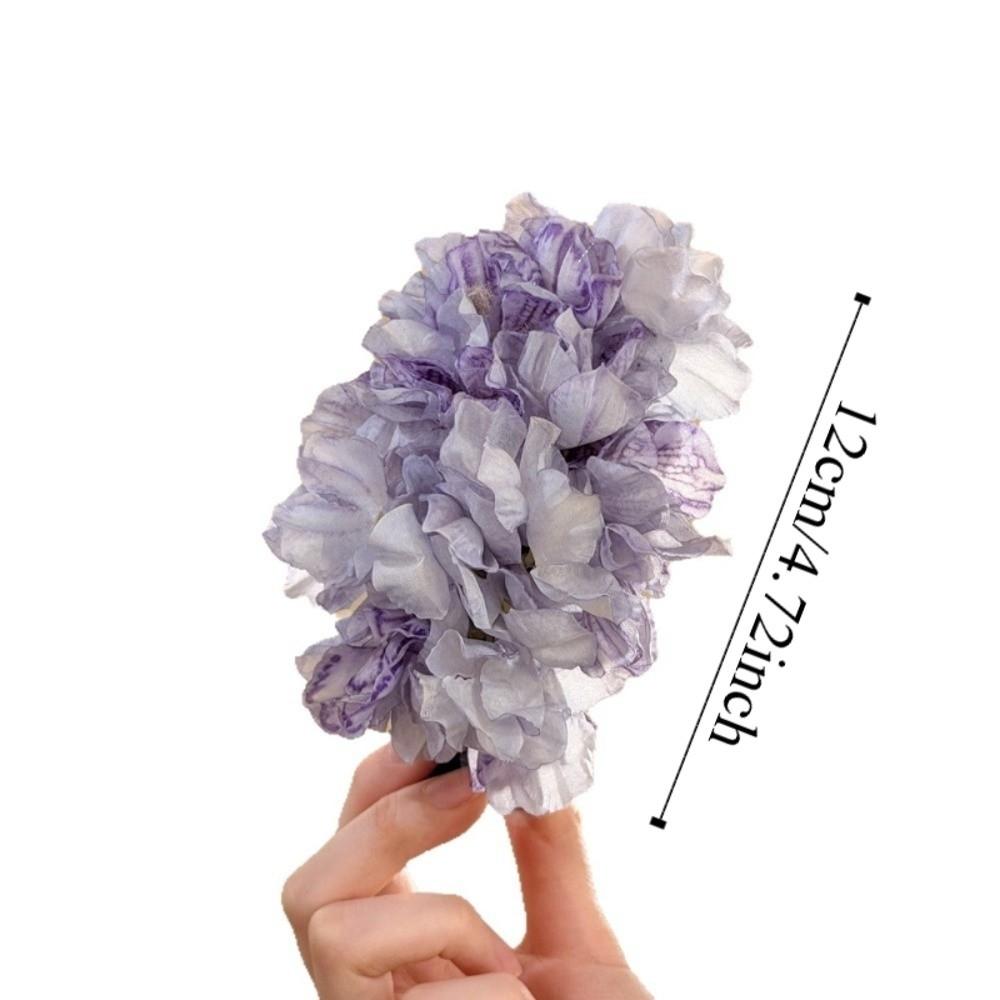 Vintage Sweet Flower Duckbill Clip Simulation Elegant Beach Hair Claw Hair Accessories Chinese Style Vacation Headwear Travel