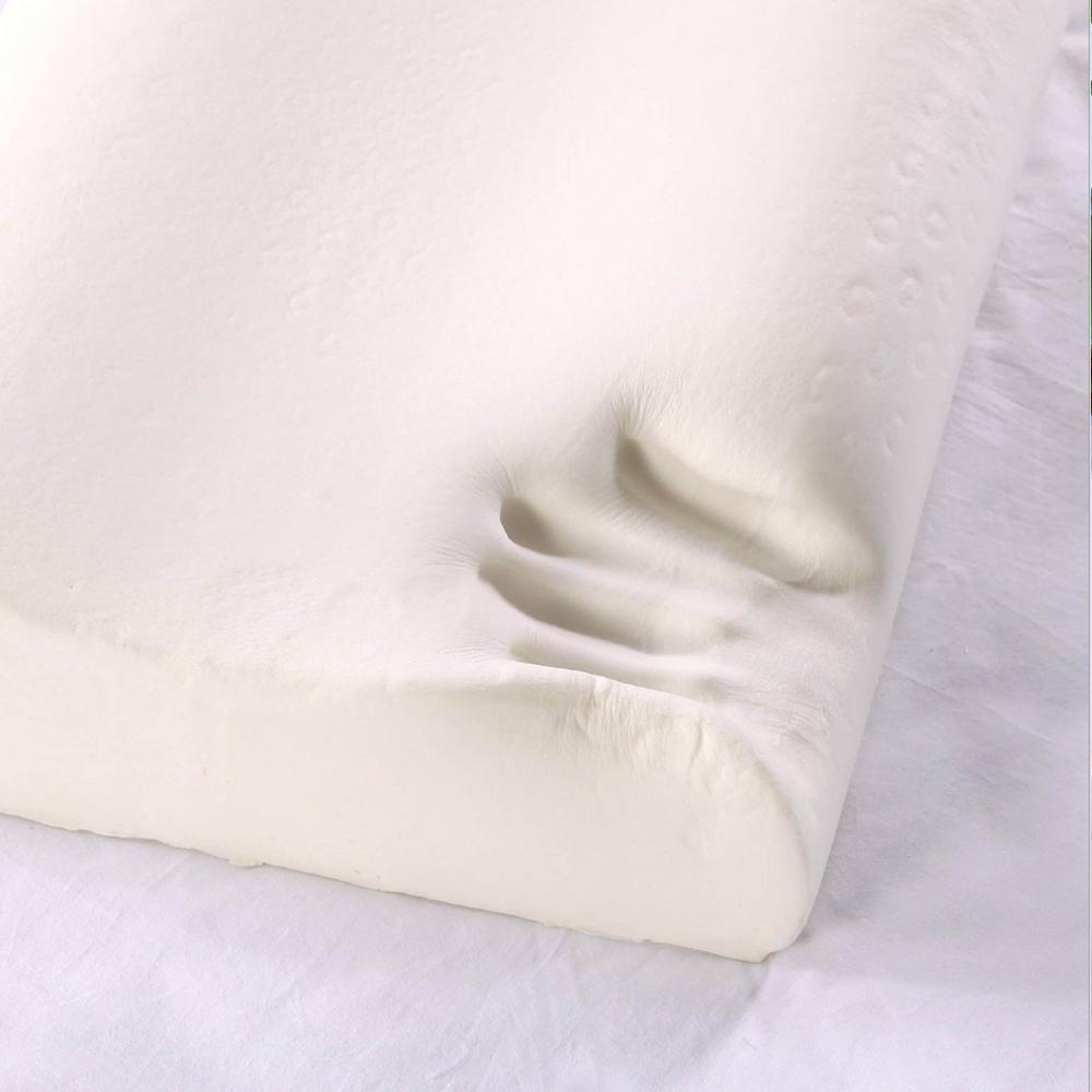 Neck Pillow Fiber Slow Rebound Memory Foam Pillow Cervical Health Care Orthopedic Latex Neck Foam Pillow 1pcs