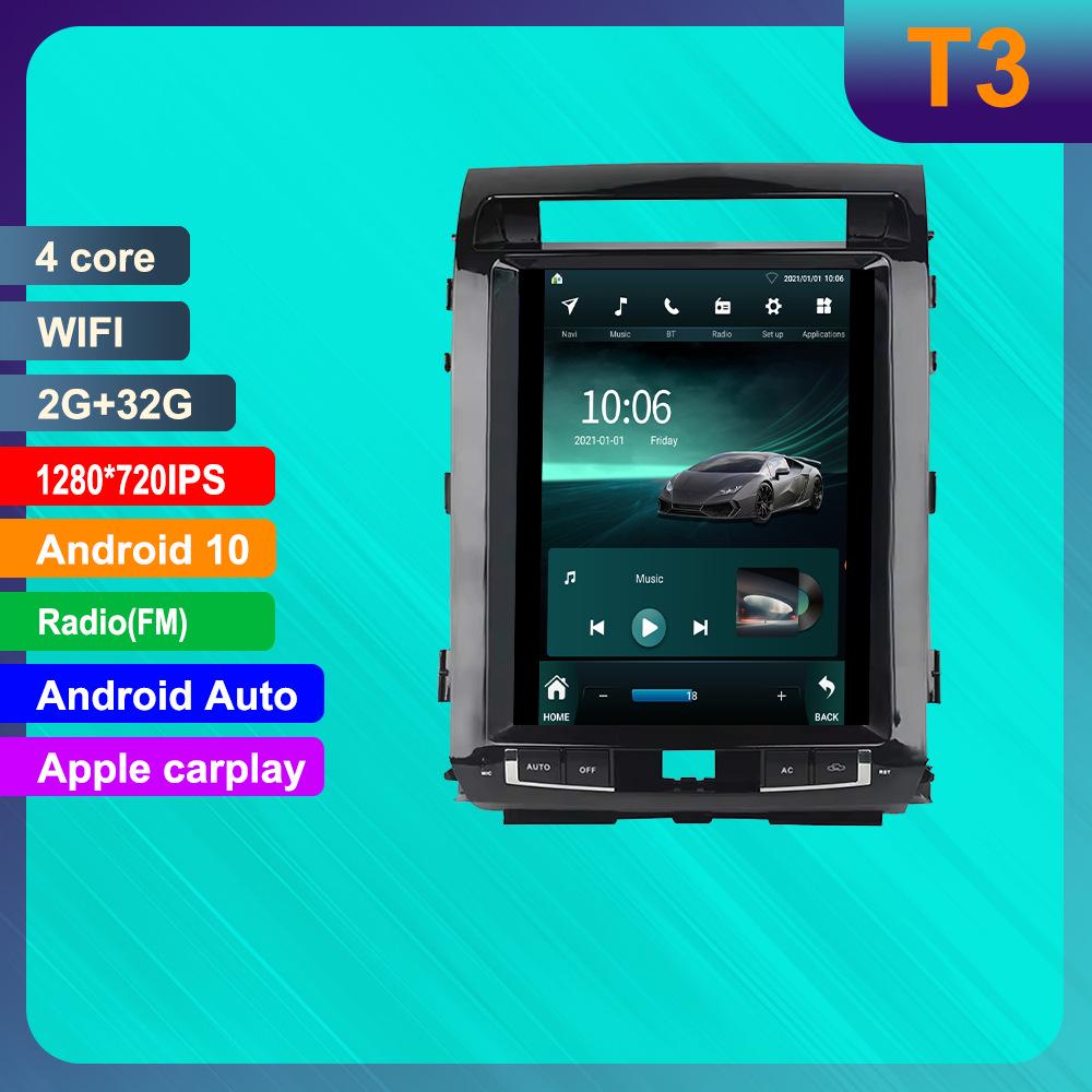 

Toyota Land Cruiser GPS Navigation Android HD Control with Reversing Camera & CarPlay Low