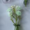 10 Pcs Mini Vase Magnets for Fridge Cute Tiny Magnetic Glass Vases Refrigerator Accessories Funny Plant Pot with Flowers for Locker Office Decoration