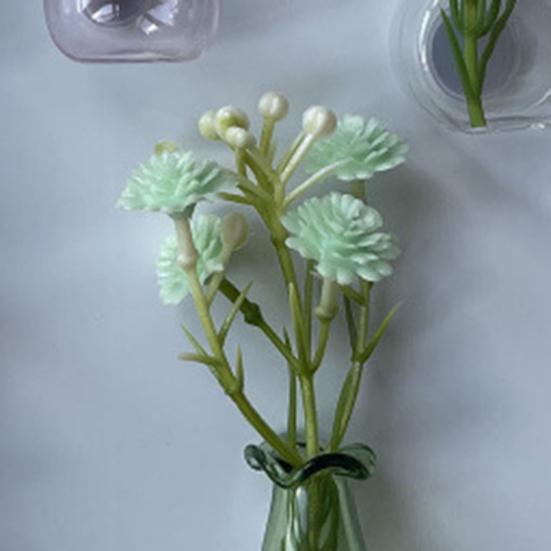 10 Pcs Mini Vase Magnets for Fridge Cute Tiny Magnetic Glass Vases Refrigerator Accessories Funny Plant Pot with Flowers for Locker Office Decoration
