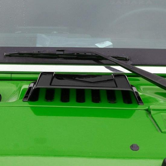Hood Vent Hood Scoop Vent Cover for 97-17 Jeep Wrangler TJ JK JKU Accessories B