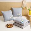 Hongdou Convertible Throw Pillow Quilt