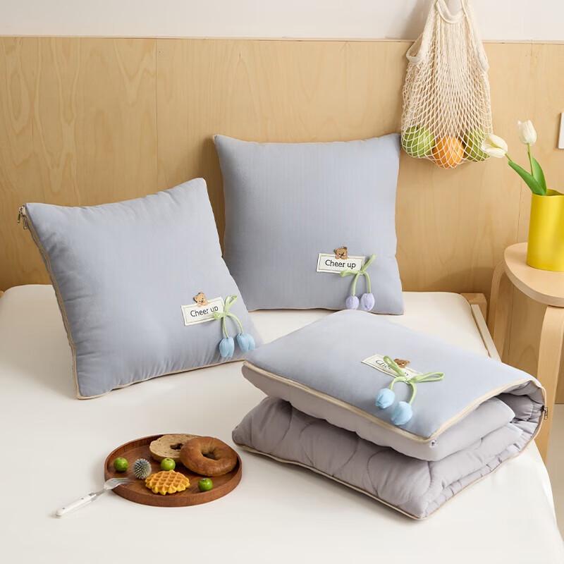 

Hongdou Convertible Throw Pillow Quilt