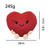 Valentinstag Niedliches Plüschtier mit Herz Kuscheltier Weiches Kissenpuppe Kreatives Geschenk für Freundin Ehefrau