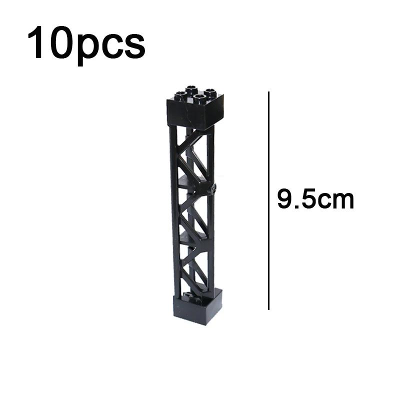 MOC City Train Tracks Flexible Straight Curved Soft Rail Switch DIY Building Block Models Railways Technical Train Parts Bricks