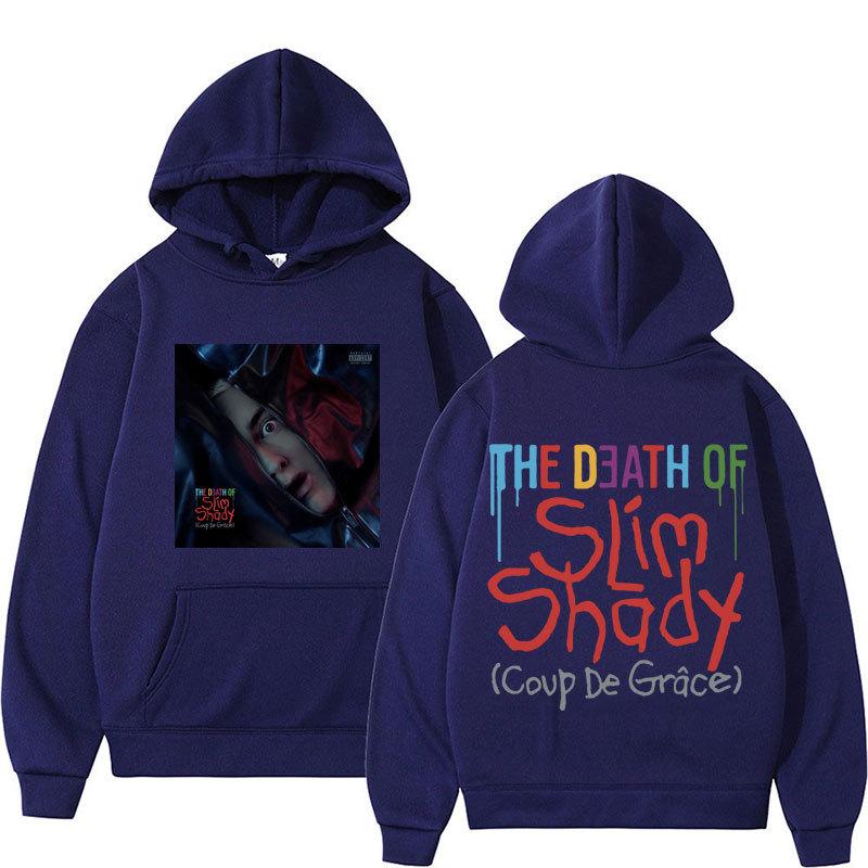 Limited Eminem The Death of Slim Shady Hoodies Men Fashion Printed Hoodie Casual Sweatshirt Hoodie Harajuku Menhoodie Clothing