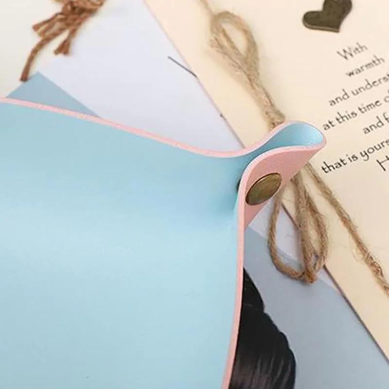 1PC 25x25cm Nordic Style Leather Storage Tray Desktop Organizer For Key Jewelry Cosmetic Storage Box Folding Organizer Home Deco