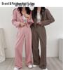 Women's Khaki Summer Suit Set: High Waist, Slimming Straight-Leg Pants, Professional Slim Fit, Versatile Temperament
