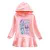 Mehrfarbiges Mädchen Kpop Rumi Zoey Mira Hunters Bedrucktes Kapuzenkleid