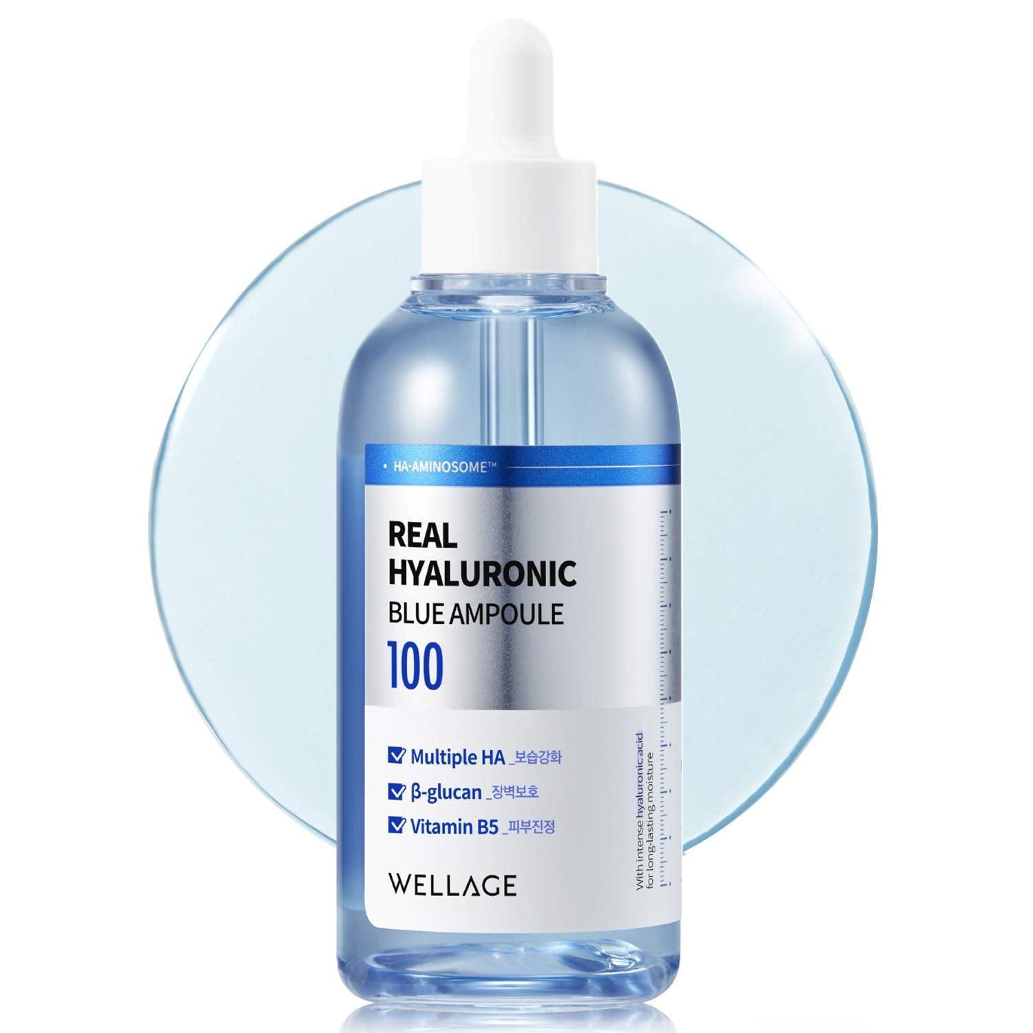 

[WELLAGE] Real Hyaluronic Blue Ampoule 100 100 мл