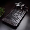 Ebony & Rosewood Tea Tray Set with Auspicious Cloud Design