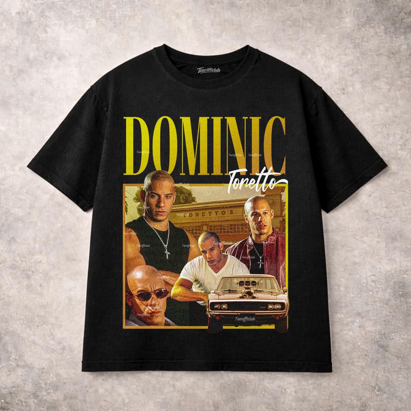 

Dominic Toretto Fast Furious Vin Diesel Graphic T Shirt JDM Movie Unisex Tee 2XL