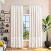 Cake Skirt Curtain No Punching Finished Living Room Balcony Bedroom White American Premium