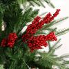 24PCS Festive red artificial fruit branches for Christmas tree decoration, DIY crafts, weddings and home decoration