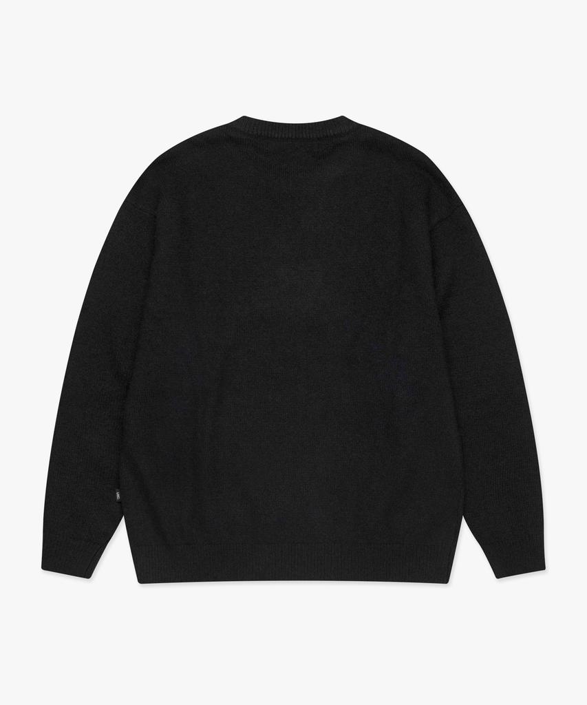 LMC Gothic Name Knit Sweater Black