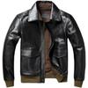 Chinesische Größe Klassische A2 Echte Pferdeleder Fliegeranzug Jacke Fliegerjacken Echte Lederjacke Herren Motorradjacken Herbst
