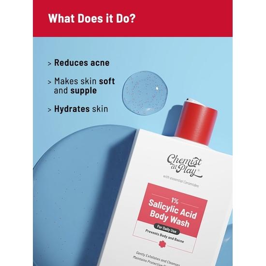 Chemist at play 3% pentavitin + 1% kyselina salicylová proti akné na tělo - 473 ml