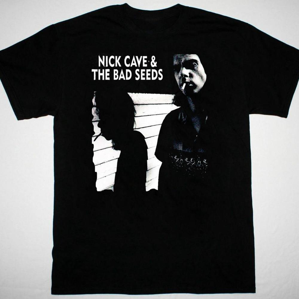 Nick Cave the Bad Seeds Unisex Cotton Short Sleeve Black All Size T Shirt Unisex T-Shirt M