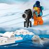LEGO City Arctic Explorer Snowmobile Toy, a great gift for birthdays, Christmas, and other educational toys for boys and girls ages 5, 6, 7, and 8. Pe