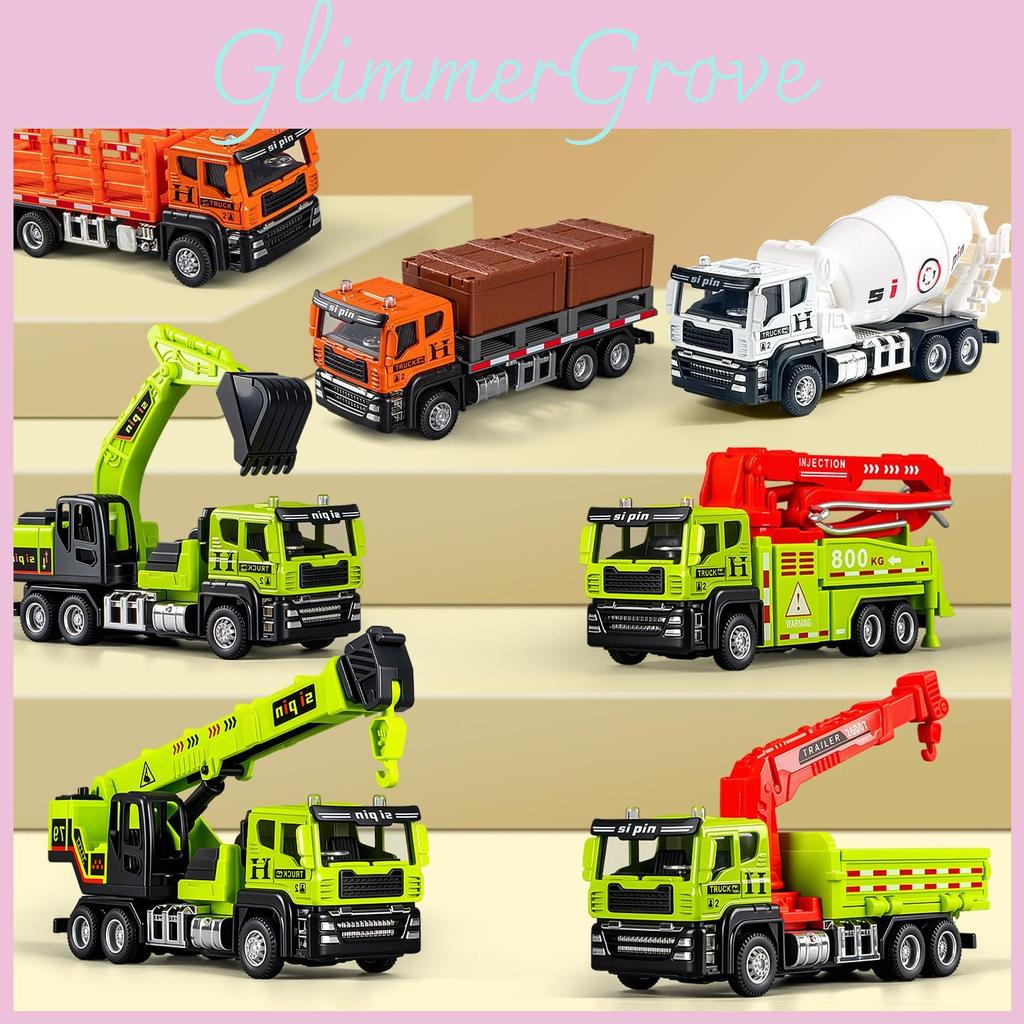 Alloy Construction Vehicle Model Inertia Drive Toy Play Hand Coordination Eye