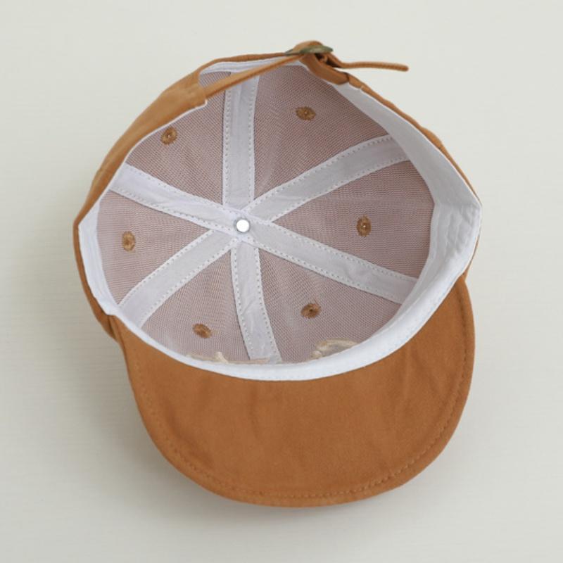 Baby Peaked Cap Baseball Hat Embroidered Letters Soft Brimmed Sunhat Kids Hat