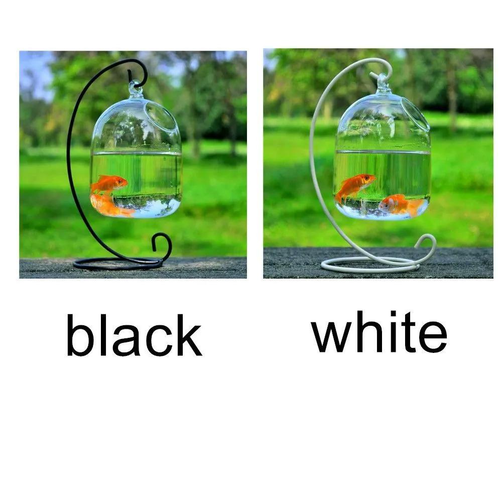 Kreative hängende Glasvase Aquarium durchsichtiges Glas handgefertigtes Aquarium Heimdeko Schmuck