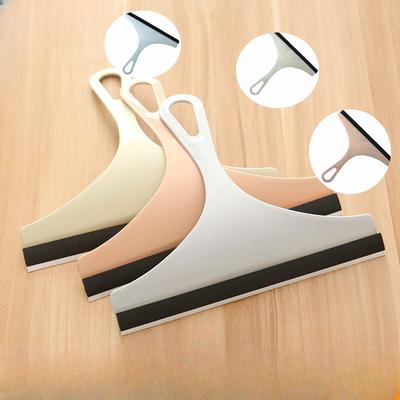 Limpiador de espejos de baño para limpieza del hogar con gancho de silicona para portacuchillas, limpiacristales para ducha y coche, rascador de vidrios para ventanas