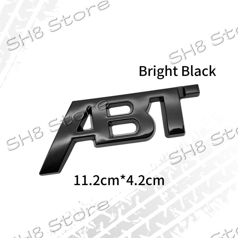 3D Kovové Logo ABT Znak na Přední Mřížku Auta Odznak na Zadní Víko Kufr Nálepka Pro SQ5 RS3 RS4 RS6 S3 S5 Q5 Q8 A3 A4 A6 Decal ABT Příslušenství