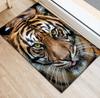 3D Tiger Print Area Rug Pattern Floor Carpet Non Slip Washable Mat Cool Wildlife Decor Rug For Living Room Bedroom Indoor Home