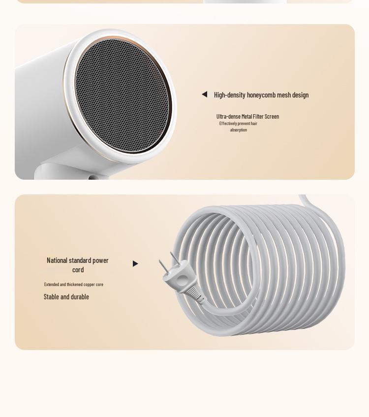 Professional High Power Portable Hair Dryer for Quick Home Use