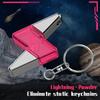 Car Static Eliminator Discharger Keychain Pendant Novel Rocket Design Anti-Static Device For Car Metal Door Handle