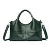 Elegant Soft Leather Crossbody Bag Multi-Compartment Large Capacity Shoulder Bag Handle Messenger Bag Female