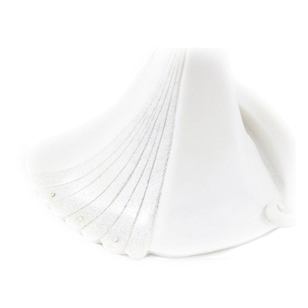 Les Trésors De Lily [I0377] - Chrome White 'Grace' Statuette