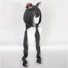 113cm Long Wig Anime Princess Connect! Re:Dive Kyaru Long Wig with Ears Cosplay Costume Heat Resistant Synthetic Hair Women Wigs
