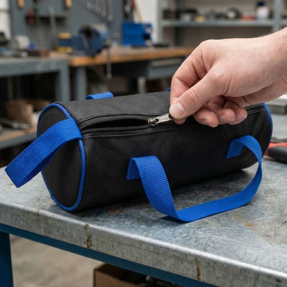 With Handle Tool Carrying Case Zip Closure Hardware Organizer Storage Carrier Cars Maintenance