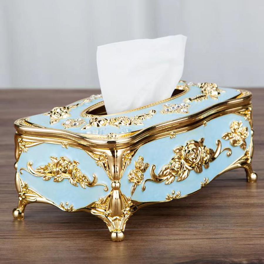European Style Tissue Box – High-End Napkin Holder for Home or Hotel Use