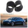 For Tesla Model 3 Y 2Pc Drink Holder Adapter Center Console Water Cup Holder Limiter ABS Anti-bump Anti-sprinkling Car Accessory